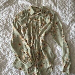 Floral Long Sleeve Blouse